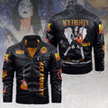 Ace Frehley 2D Leather Yellow Fleece Jacket – HOATT14852