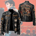 Elvis Presley Motorcycle Leather Jacket – TMTHU3958
