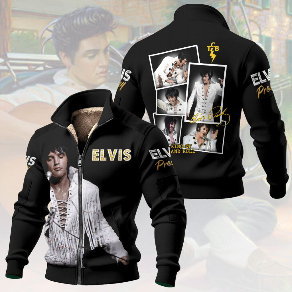 Elvis Presley Thick Knit Fleece Jacket – HOATT16381