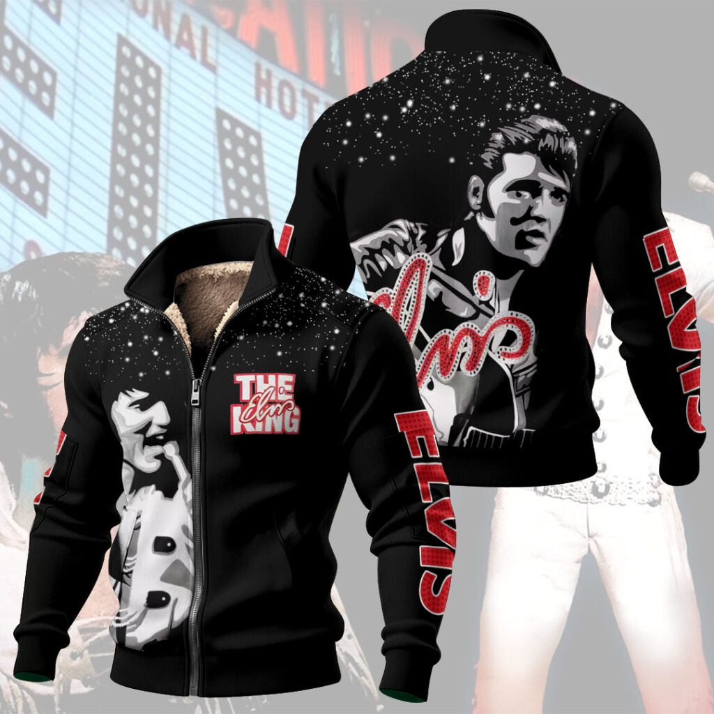 Elvis Presley Thick Knit Fleece Jacket – MAITM14105