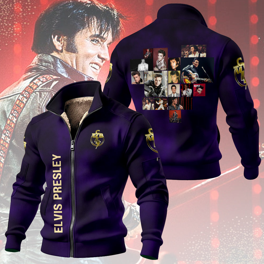 Elvis Presley Thick Knit Fleece Jacket – TMTHU3141