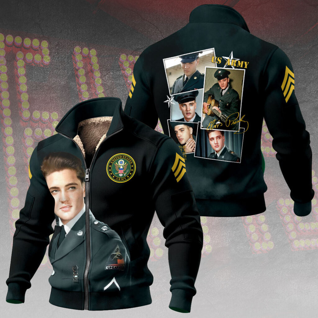 Elvis Presley Thick Knit Fleece Jacket – HOATT15559