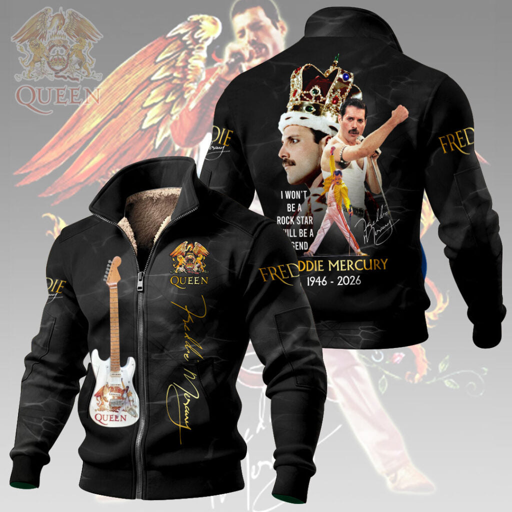 Freddie Mercury 80th Anniversary  Thick Knit Fleece Jacket – HOATT15260