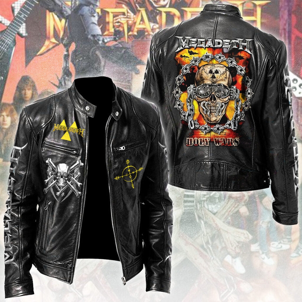 Megadeth Motorcycle Leather Jacket – GNE6281