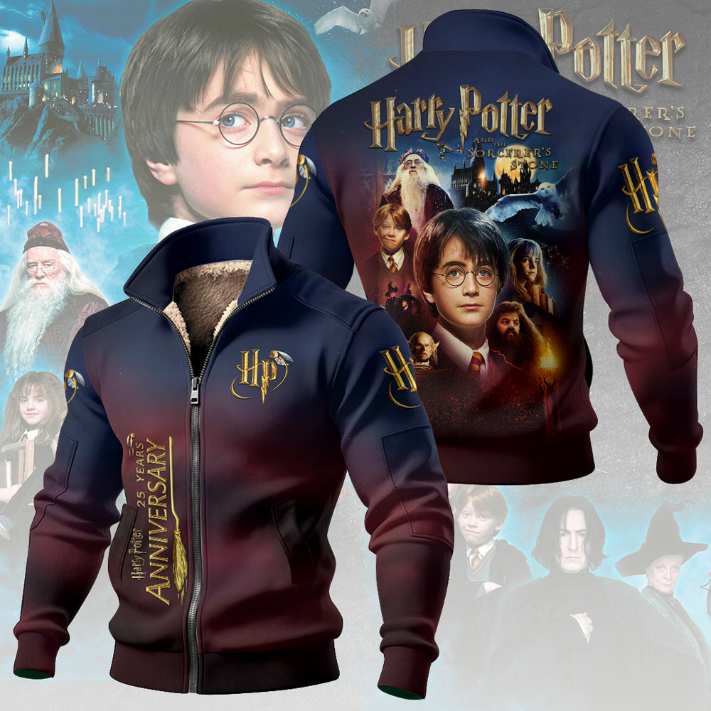 Harry Potter 25th Anniversary Thick Knit Fleece Jacket – TMTHU2740