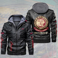 Indian Motorcycle 125th Anniversary 2D Leather Hooded Jacket – TMTHU8562