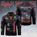Iron Maiden 2D Leather Yellow Fleece Jacket – HOATT15270