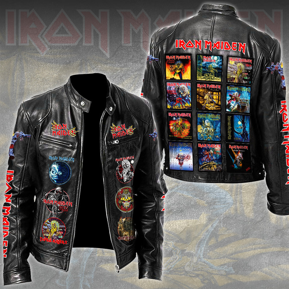 Iron Maiden Motorcycle Leather Jacket – TMTHU4388