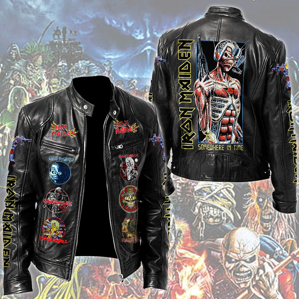 Iron Maiden Motorcycle Leather Jacket – TMTHU4507