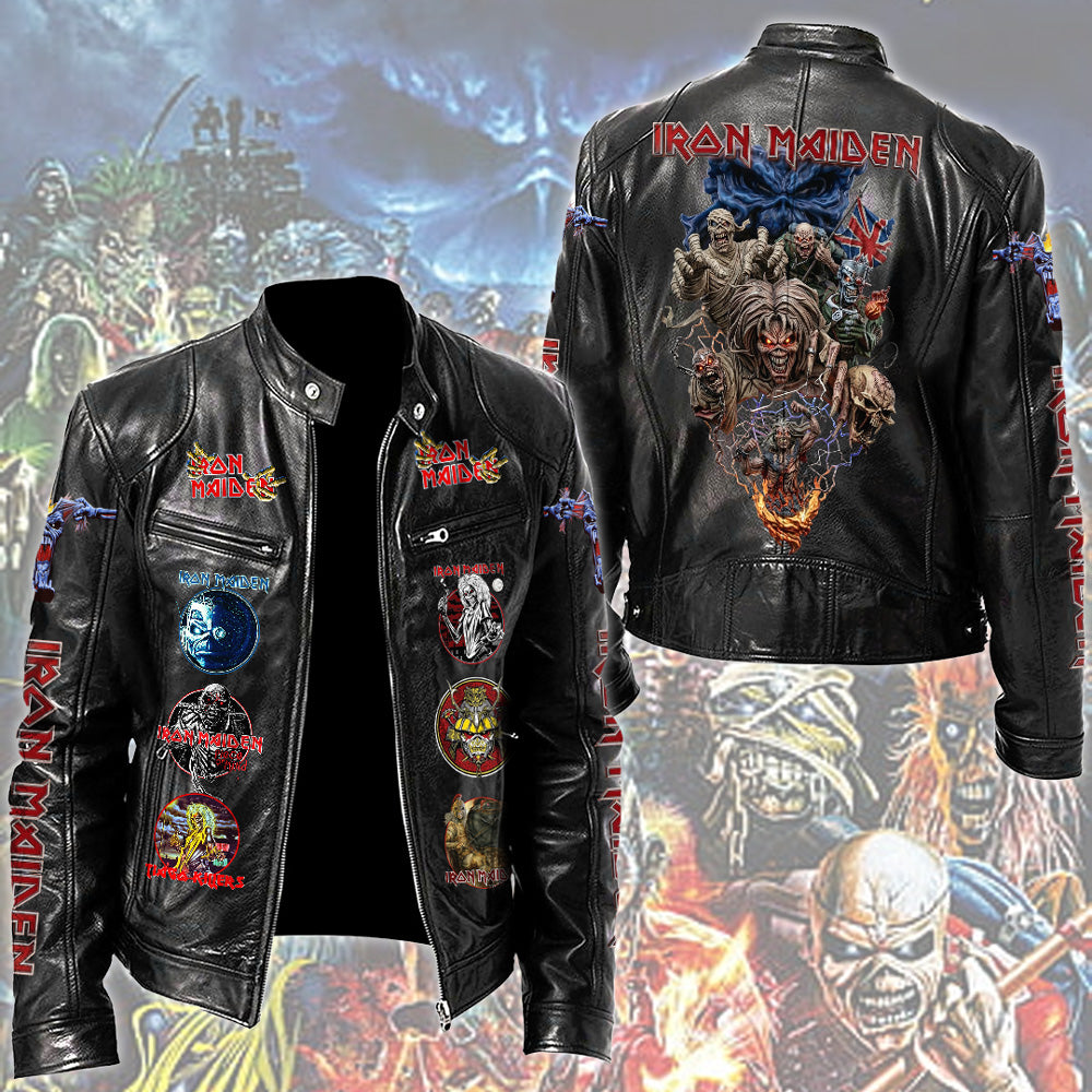 Iron Maiden Motorcycle Leather Jacket – TMTHU4593