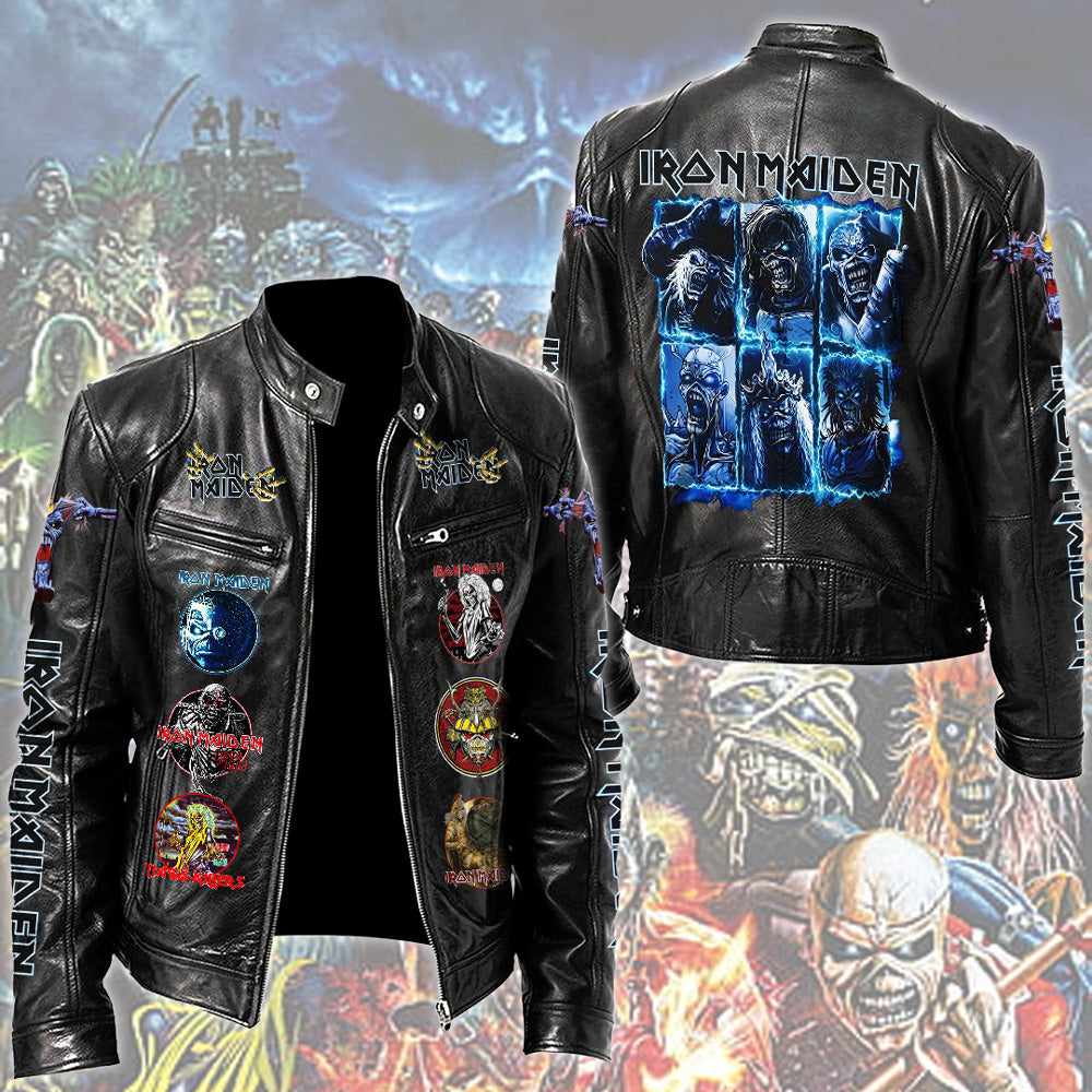Iron Maiden Motorcycle Leather Jacket – TMTHU4802