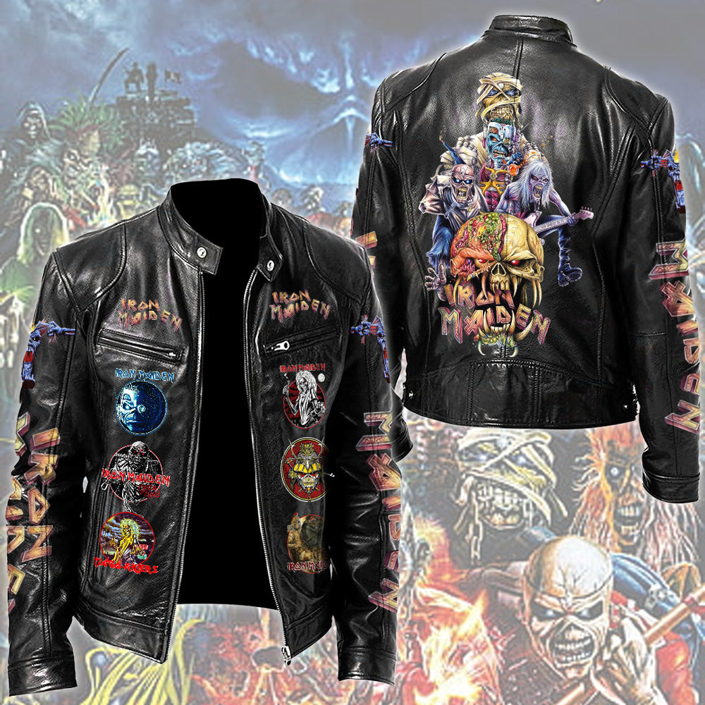 Iron Maiden Motorcycle Leather Jacket – TMTHU5474