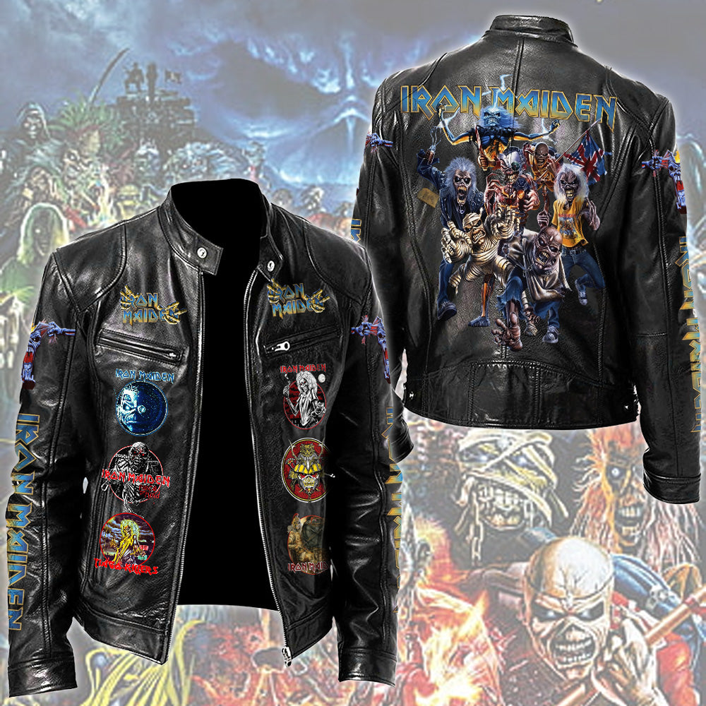 Iron Maiden Motorcycle Leather Jacket – TMTHU5510