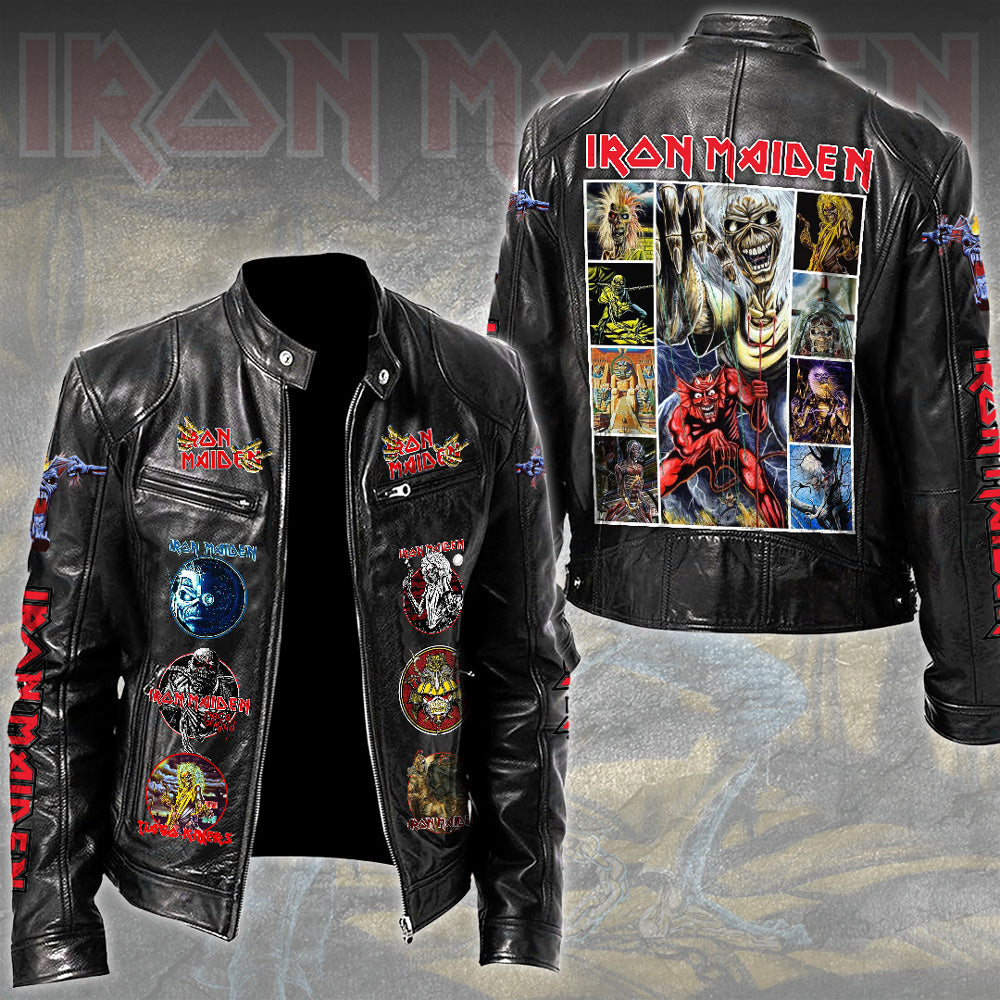 Iron Maiden Motorcycle Leather Jacket – TMTHU5883