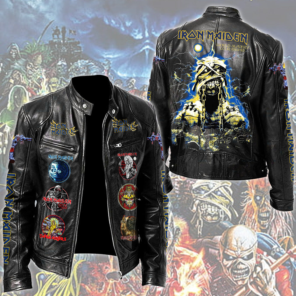 Iron Maiden Motorcycle Leather Jacket – TMTHU5979