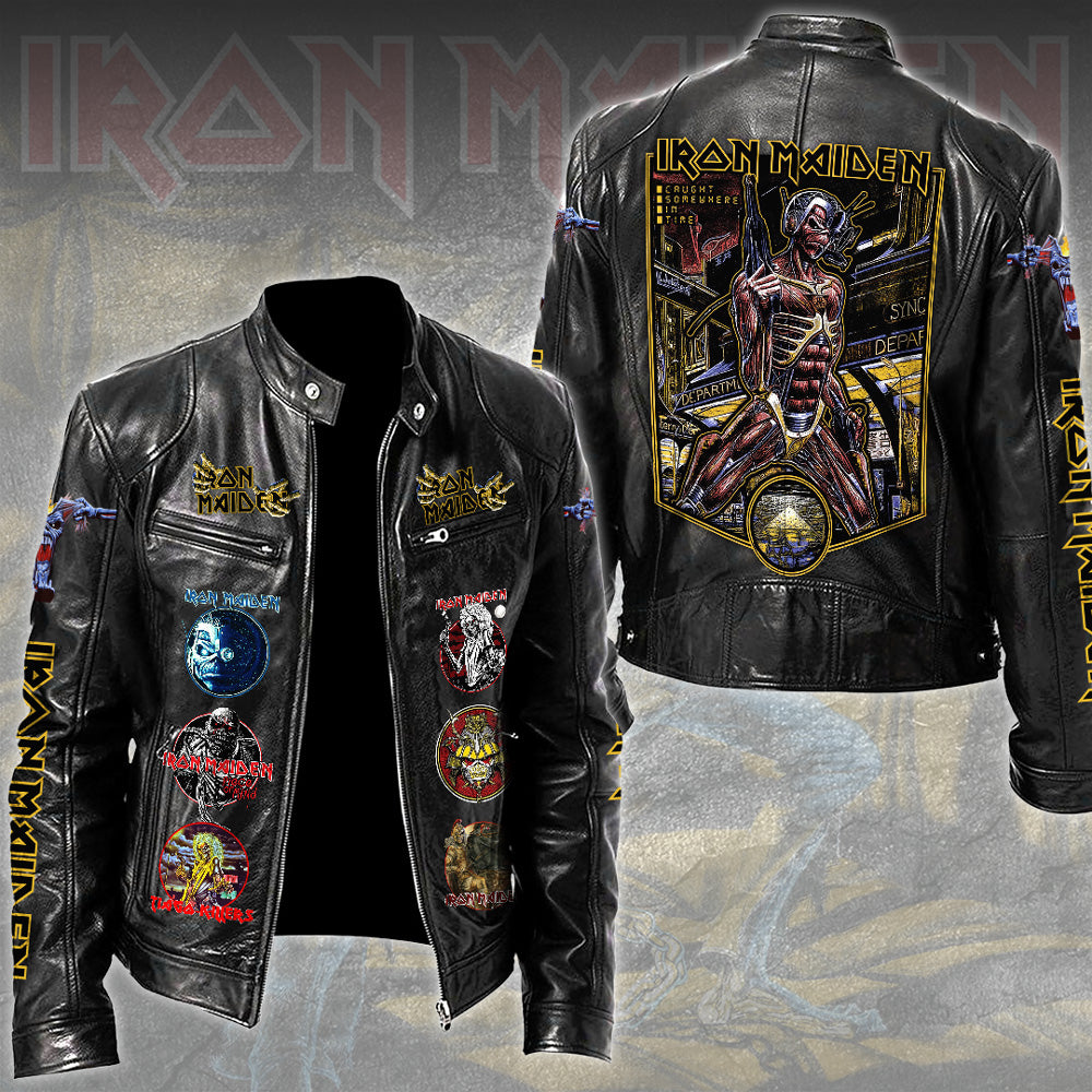 Iron Maiden Motorcycle Leather Jacket – TMTHU6486