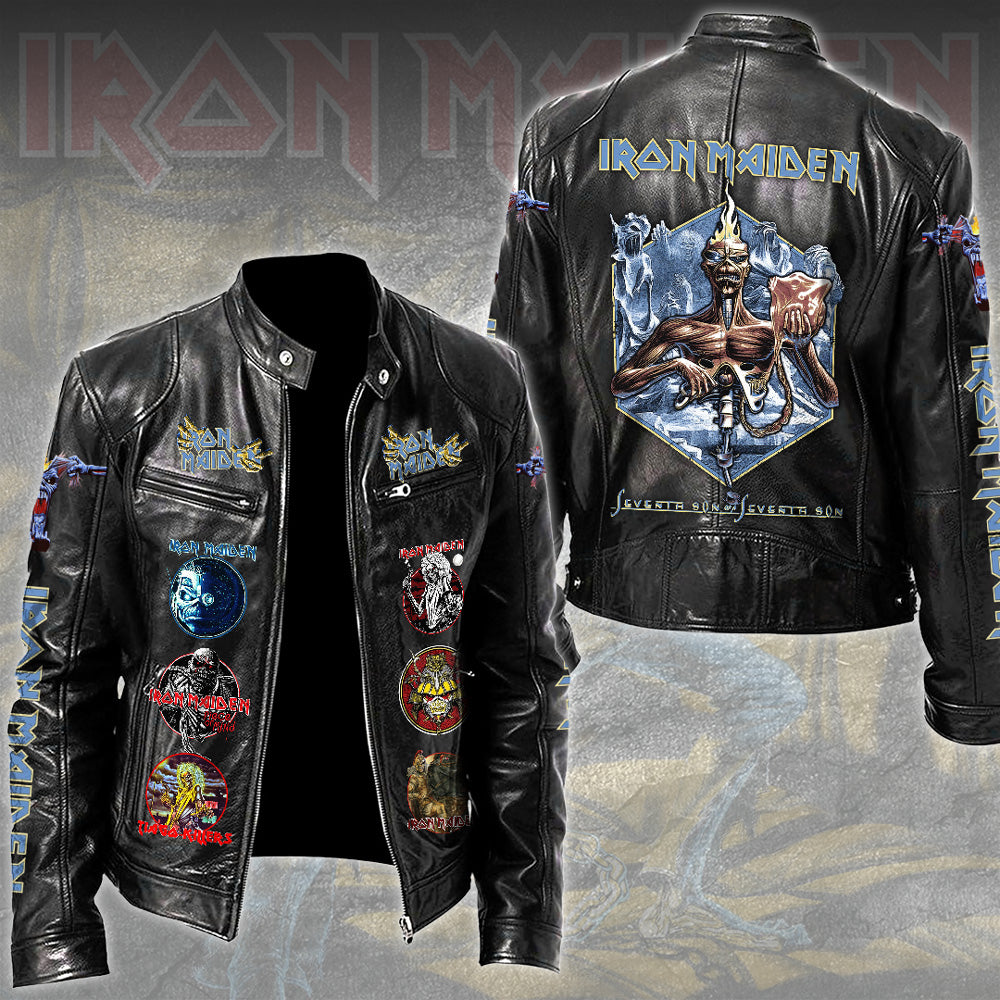 Iron Maiden Motorcycle Leather Jacket – TMTHU6487