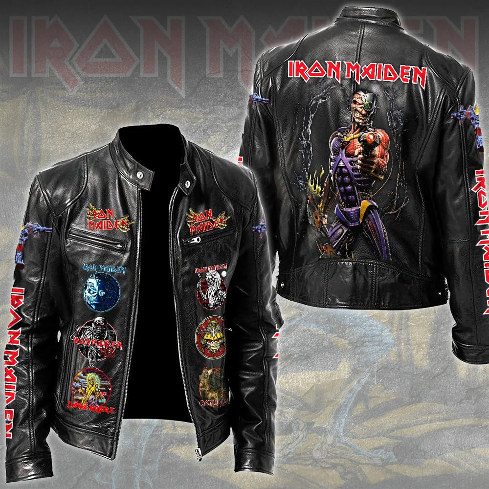 Iron Maiden Motorcycle Leather Jacket – TMTHU9090