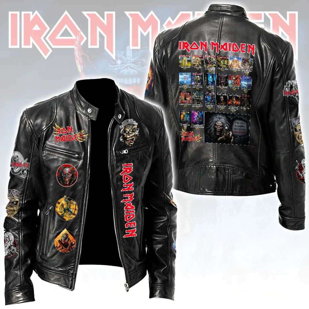 Iron Maiden Motorcycle Leather Jacket – HOATT20802
