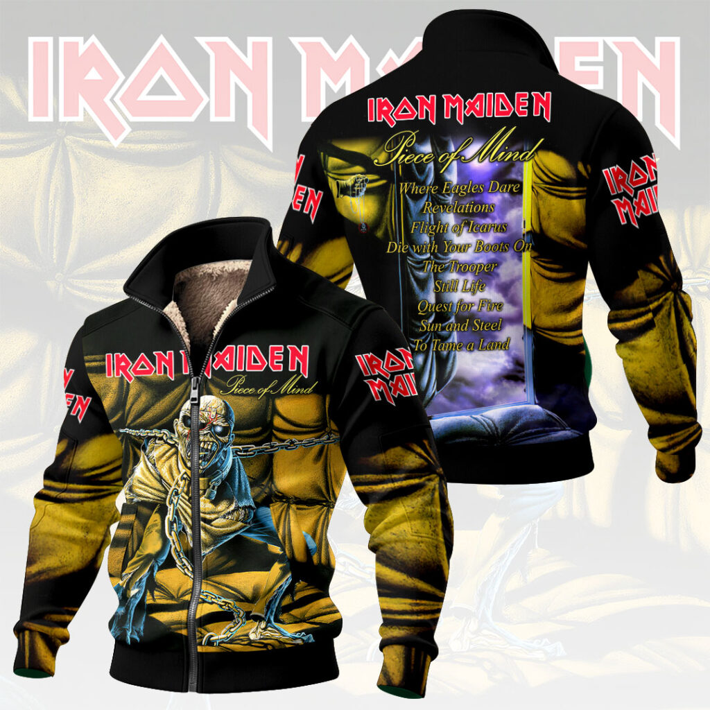 Iron Maiden Thick Knit Fleece Jacket – HOATT15964