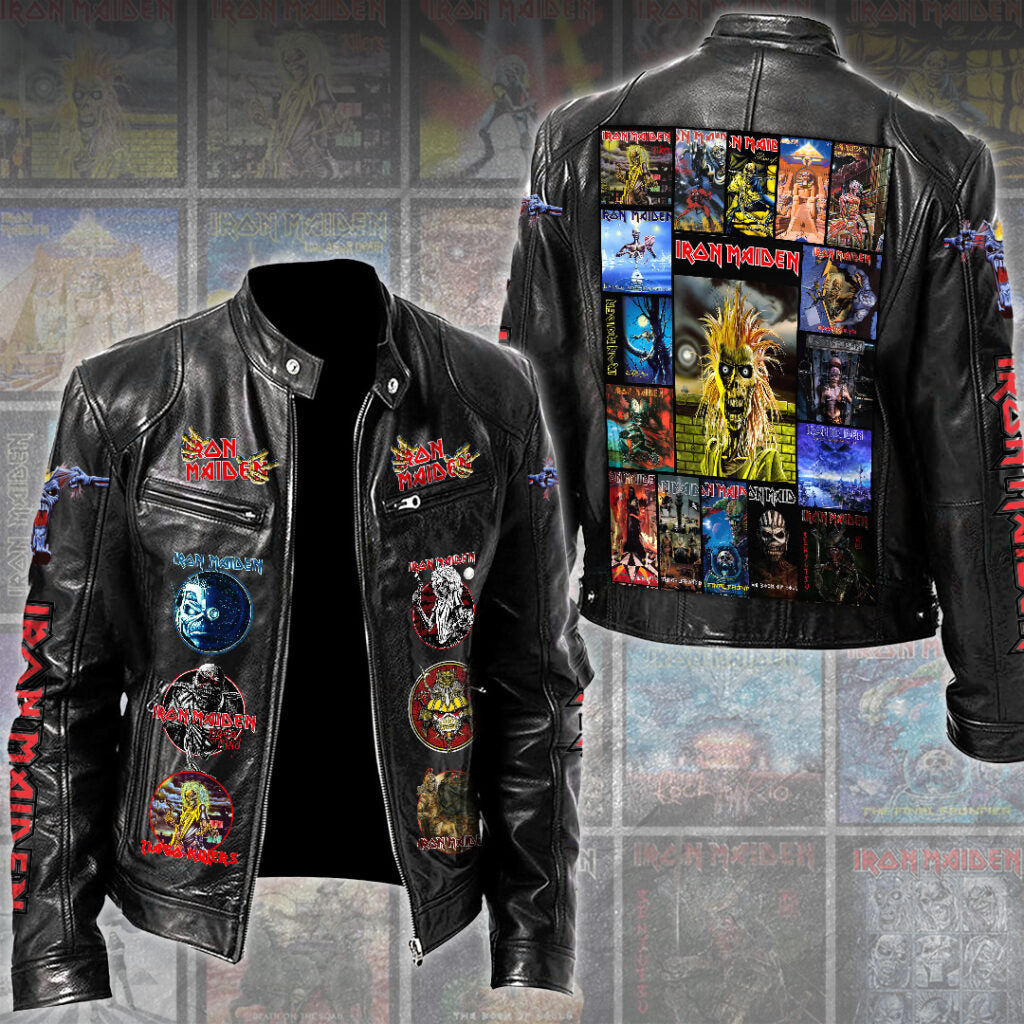 Iron Maiden Motorcycle Leather Jacket – TMTHU2979