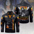 KISS x Ace Frehley 2D Leather Yellow Fleece Jacket – HOATT14030