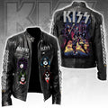 KISS Alive! 50th Anniversary Motorcycle Leather Jacket – TANTN22485
