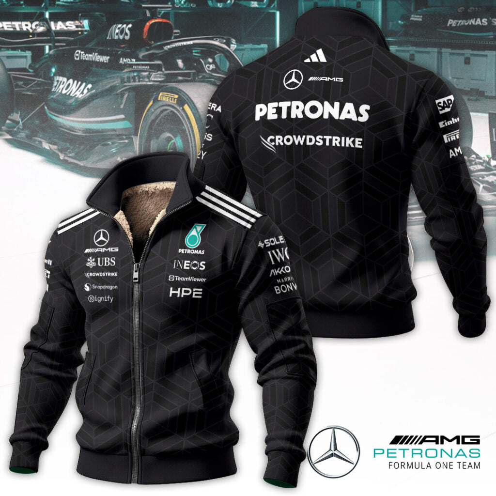 Mercedes AMG Petronas F1 Team 2026 Thick Knit Fleece Jacket – TANTN20309
