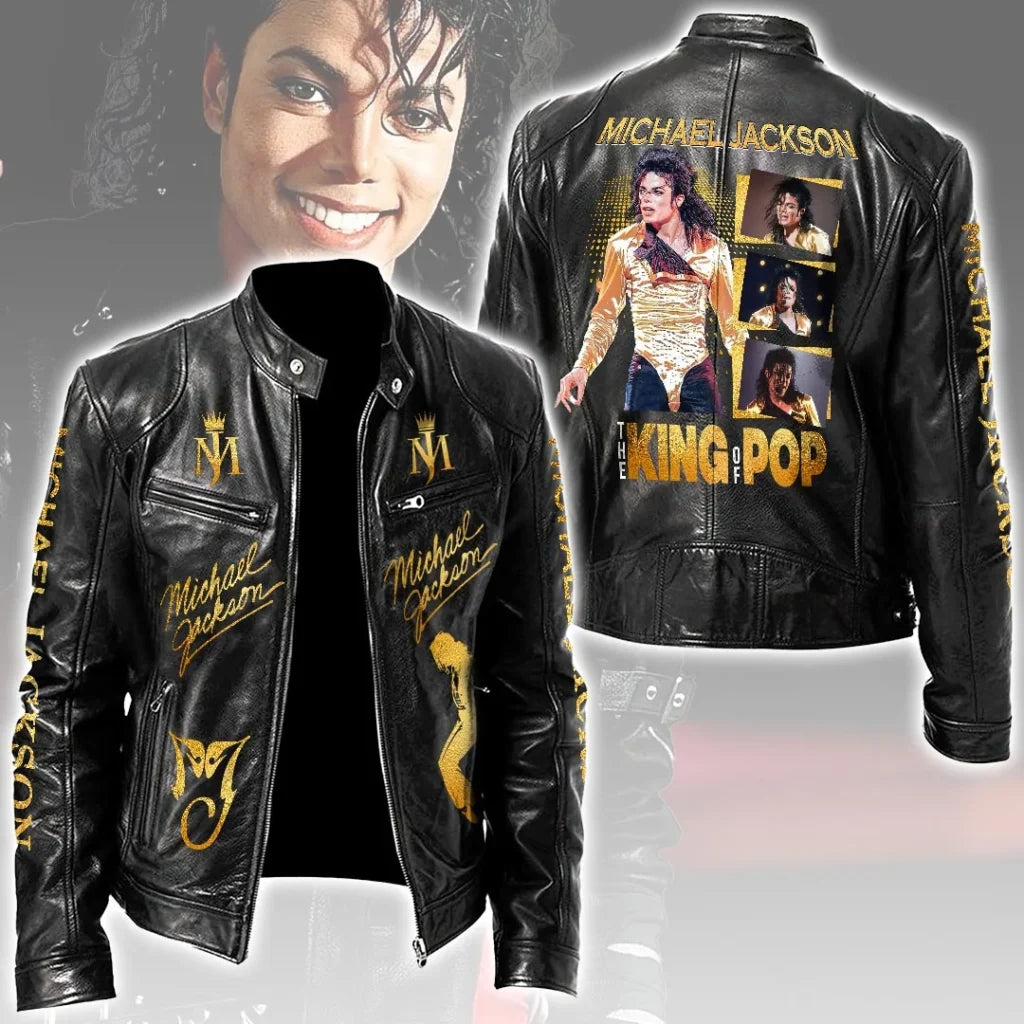 Michael Jackson Motorcycle Leather Jacket – HOATT20641