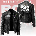 Bon Jovi Motorcycle Leather Jacket – NGHIAVT5509