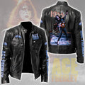 Ace Frehley x KISS Motorcycle Leather Jacket – NGHIAVT5510