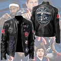 New England Patriots Motorcycle Leather Jacket – TMTHU3560