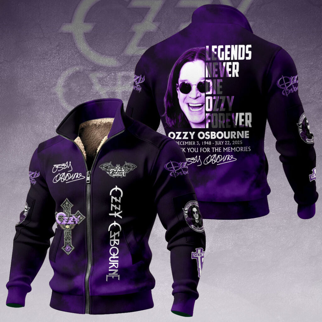 Ozzy Osbourne Thick Knit Fleece Jacket – HOATT14964