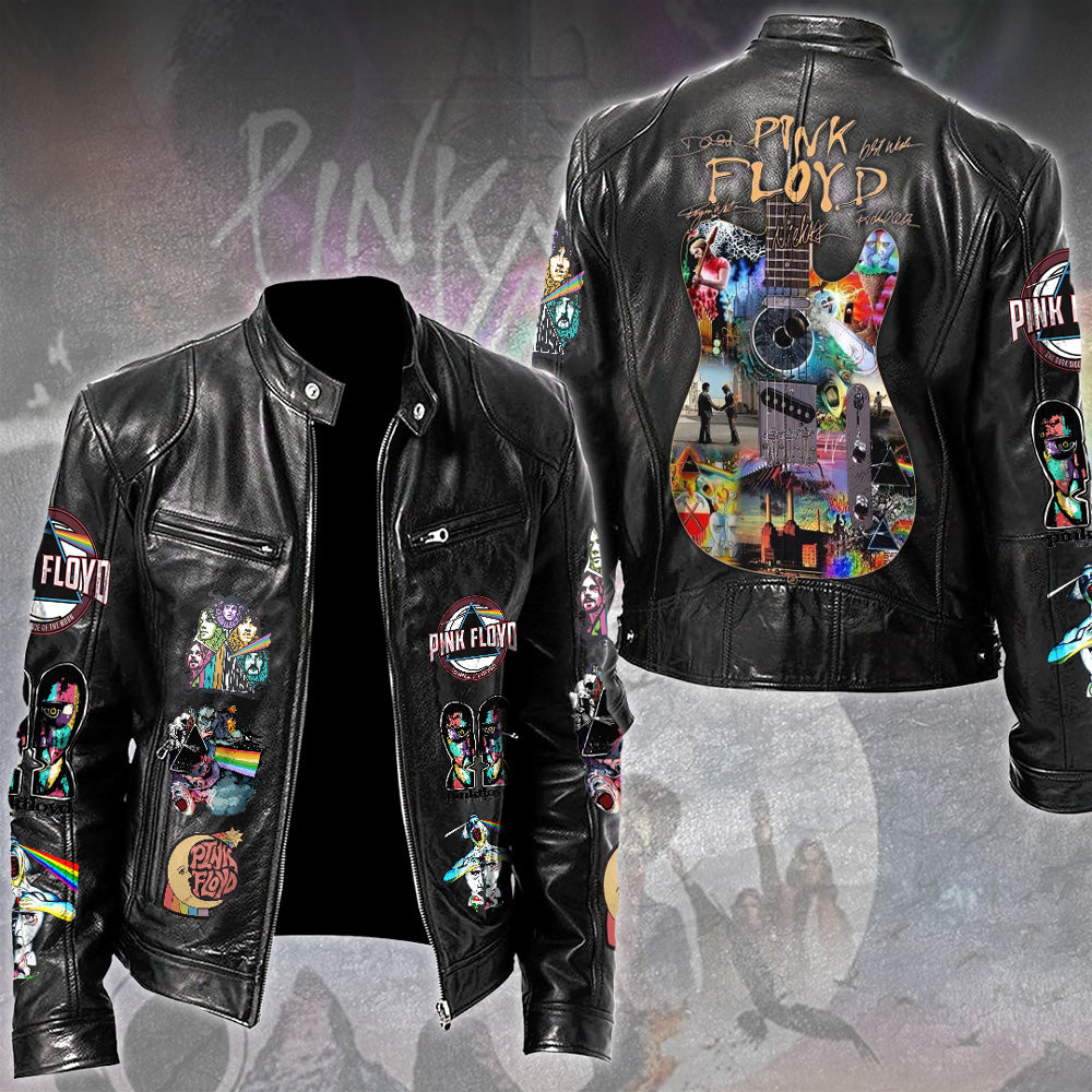 Pink Floyd Motorcycle Leather Jacket – TMTHU6157