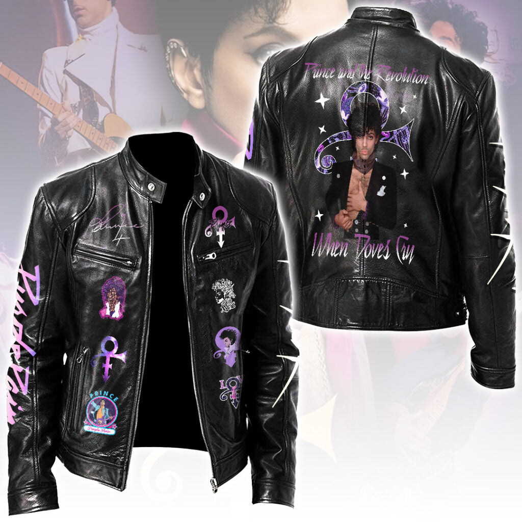 Prince Motorcycle Leather Jacket – HOATT16084