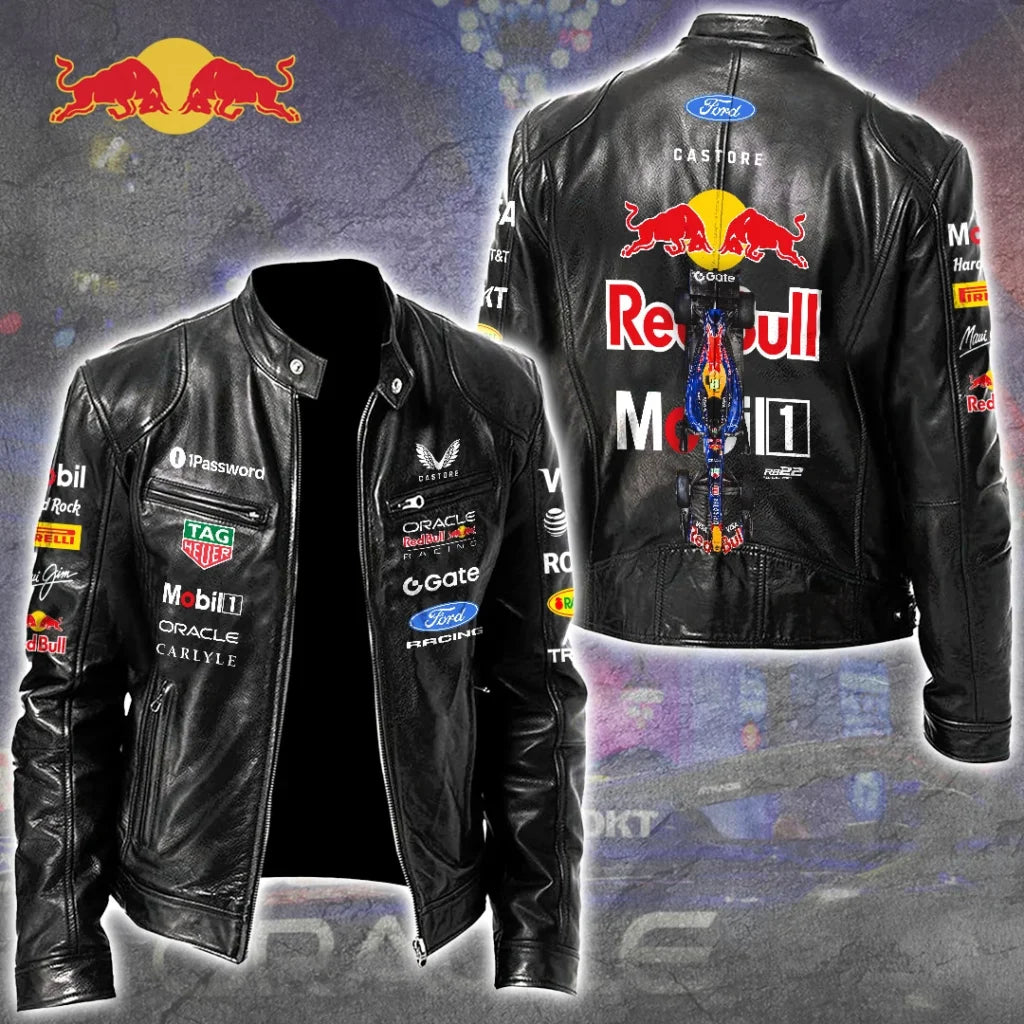 Red Bull Racing 2026 Motorcycle Leather Jacket – GNE8460