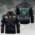 Saskatchewan Roughriders 2025 Grey Cup Champions 2D Leather Yellow Fleece Jacket – HOATT14722