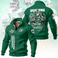 Saskatchewan Roughriders 2025 Grey Cup Champions Thick Knit Fleece Jacket – MAITM13912