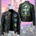 Seattle Seahawks 2025 Super Bowl LX Champions Motorcycle Leather Jacket – TMTHU4022