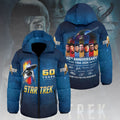 Star Trek: The Original Series 60th Anniversary Thickened Down Hooded Jacket – HOATT14049