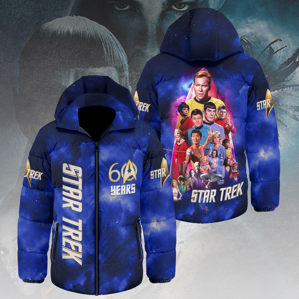 Star Trek: The Original Series 60th Anniversary Thickened Down Hooded Jacket – HOATT13884