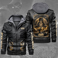 Star Wars 50th Anniversary 2027 2D Leather Hooded Jacket – TMTHU6375