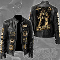 Star Wars 50th Anniversary 2027 Motorcycle Leather Jacket – TMTHU9056