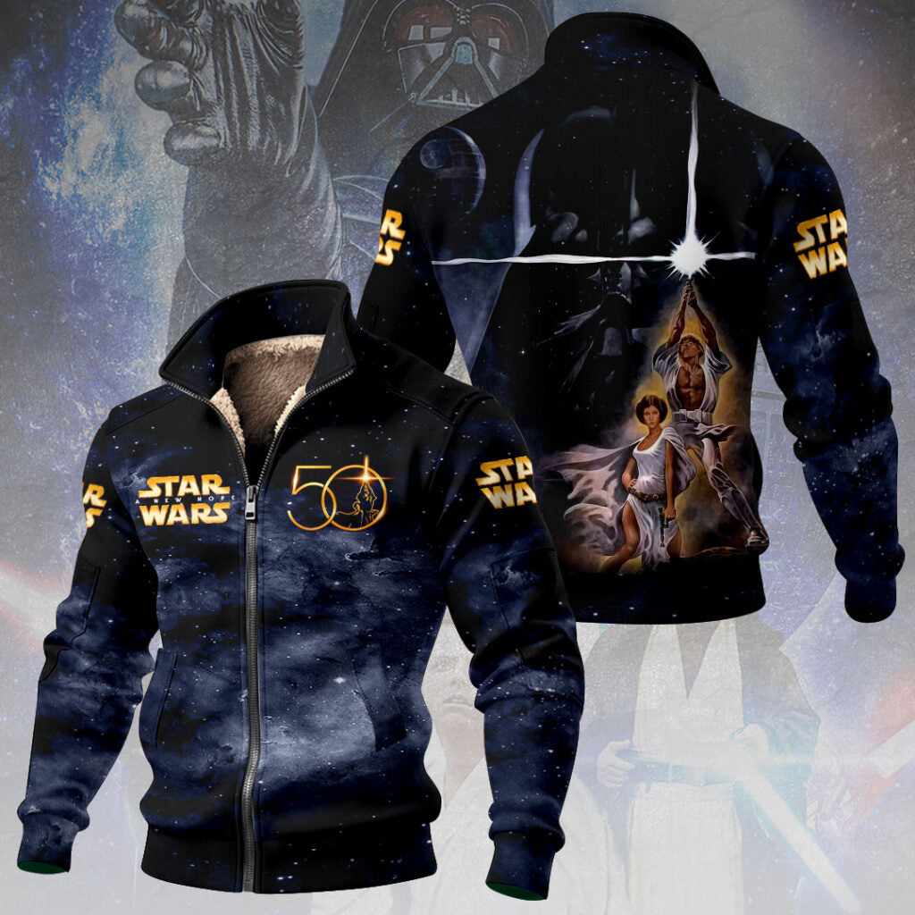 Star Wars 50th Anniversary Thick Knit Fleece Jacket – HOATT14951