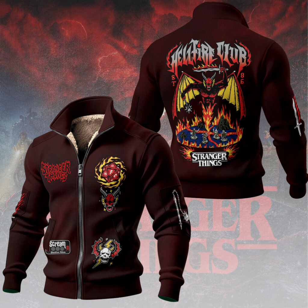 Stranger Things Thick Knit Fleece Jacket – TMTHU3259