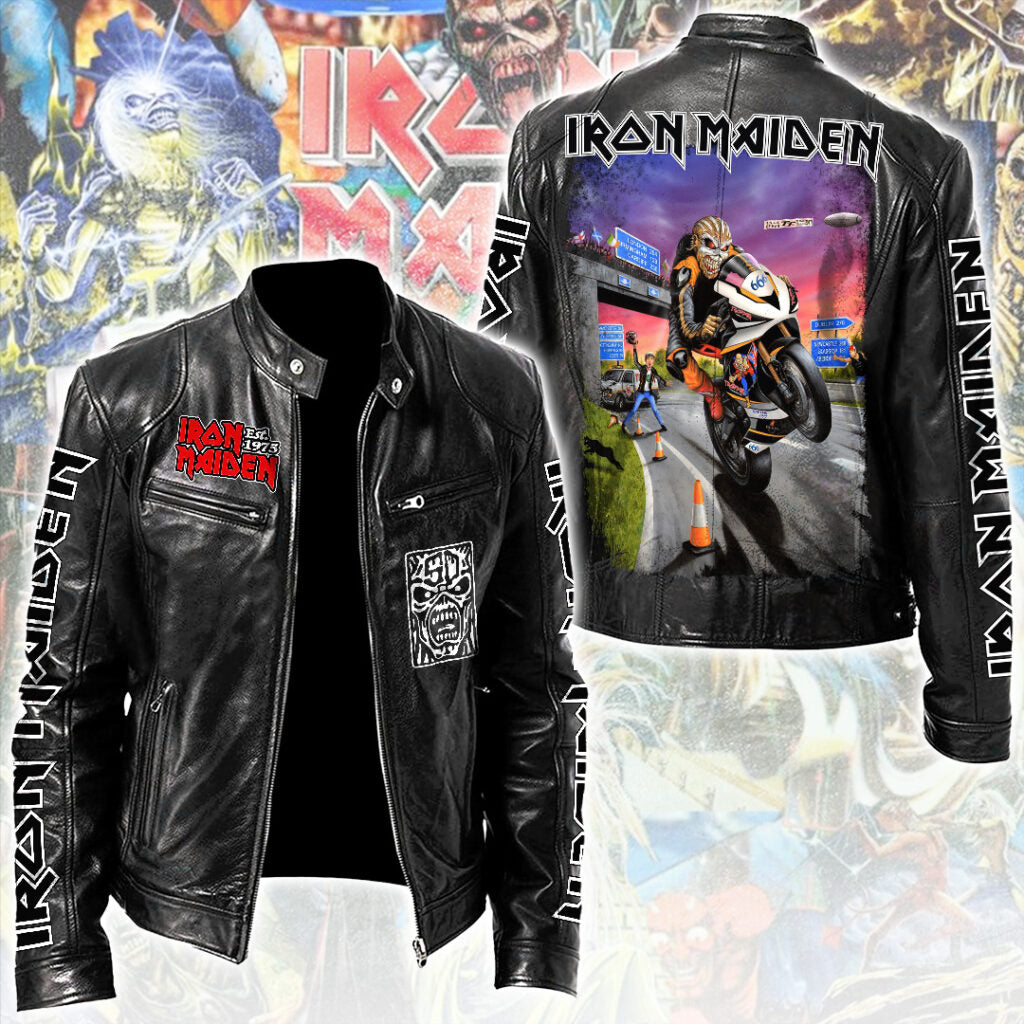 Iron Maiden Motorcycle Leather Jacket – TANTN18796