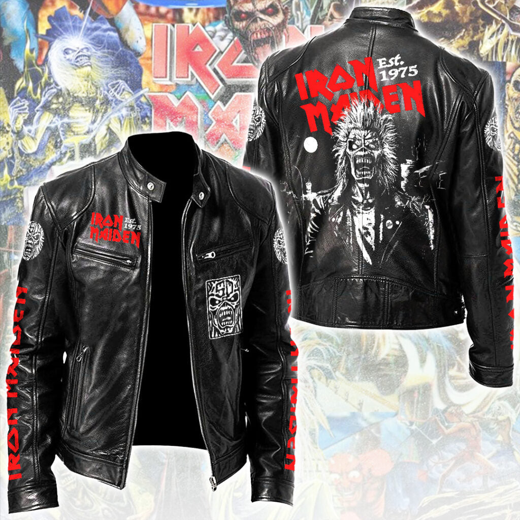 Iron Maiden Motorcycle Leather Jacket – TANTN18793