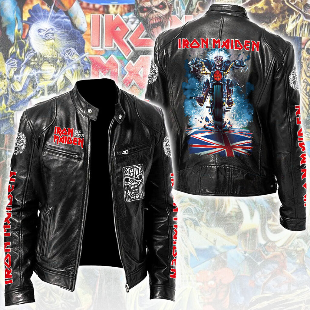 Iron Maiden Motorcycle Leather Jacket – TANTN18794