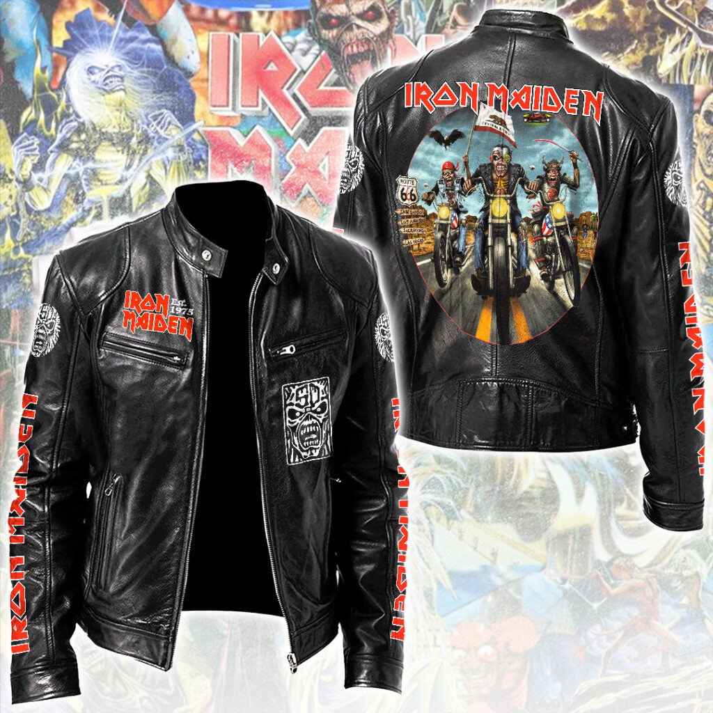 Iron Maiden Motorcycle Leather Jacket – TANTN18795
