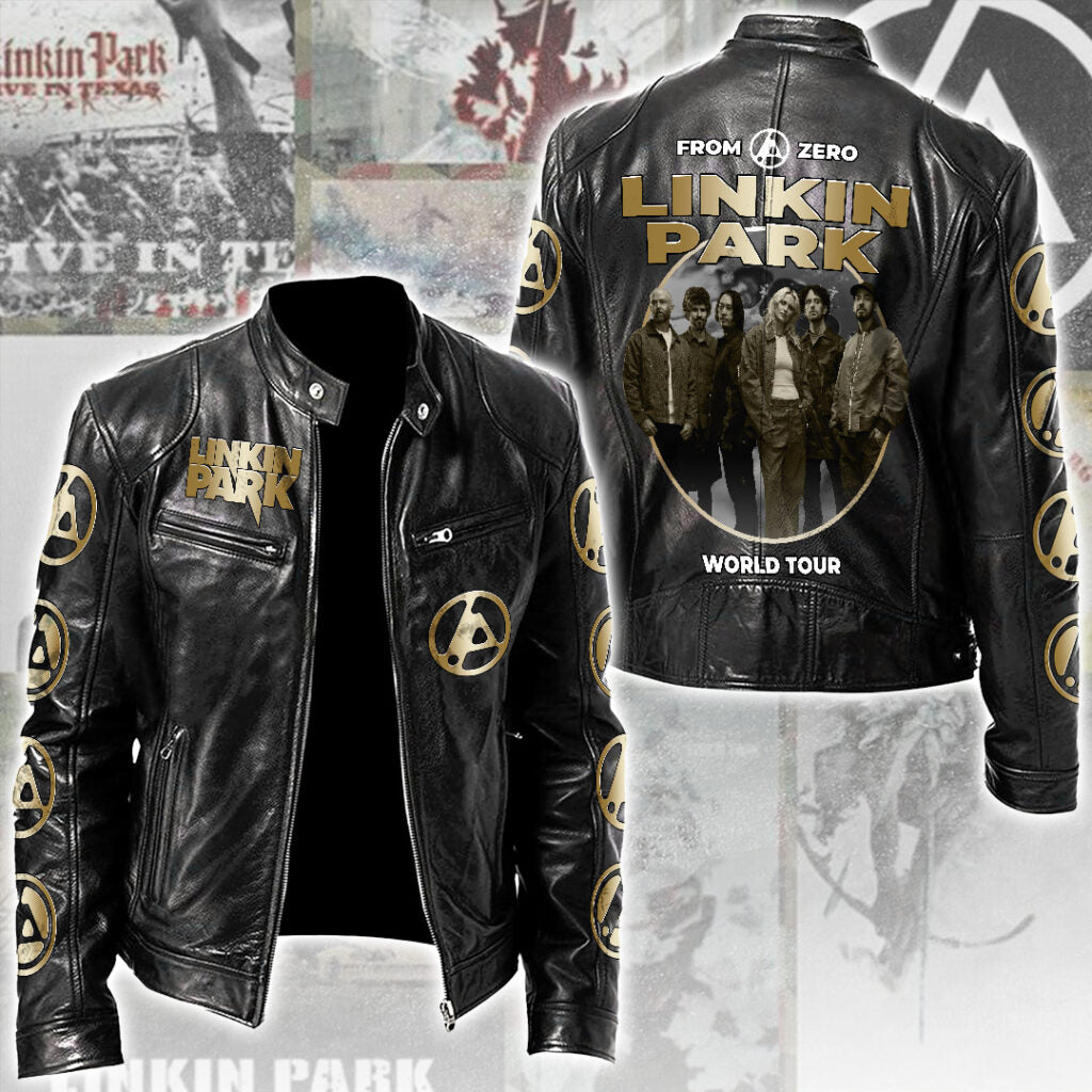 Linkin Park Motorcycle Leather Jacket – TANTN19733
